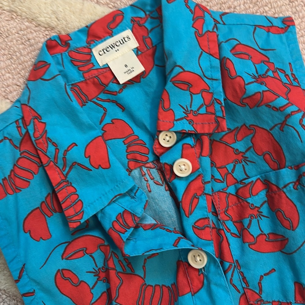 Crewcuts size 6 lobster dress - Picture 3 of 3